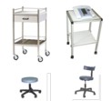 Trolleys & stools for use in treatment rooms.